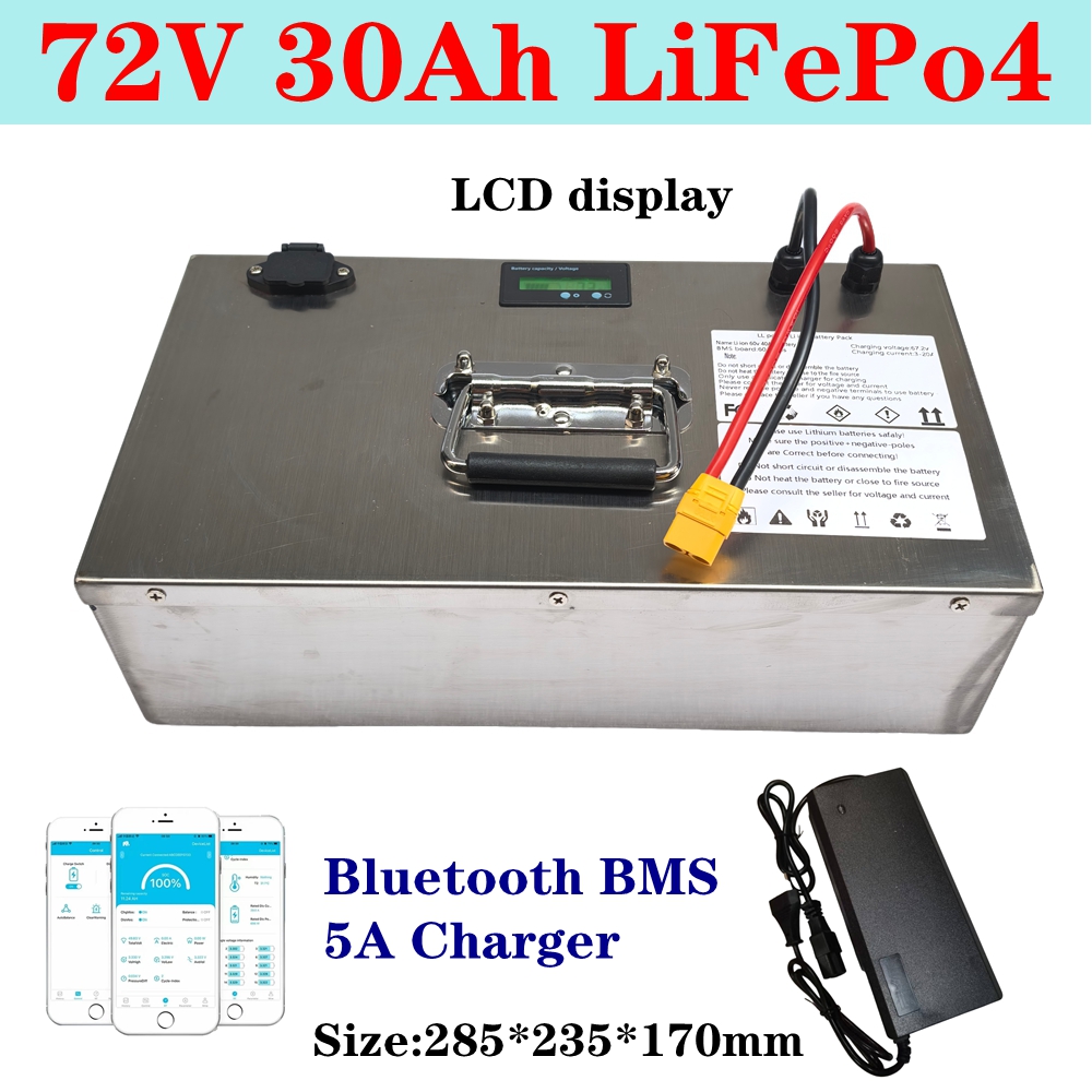 72V 30Ah Lifepo4 Battery Pack - อัพเกรด 72V 30Ah 20Ah Lifepo4 แบตเตอรี่