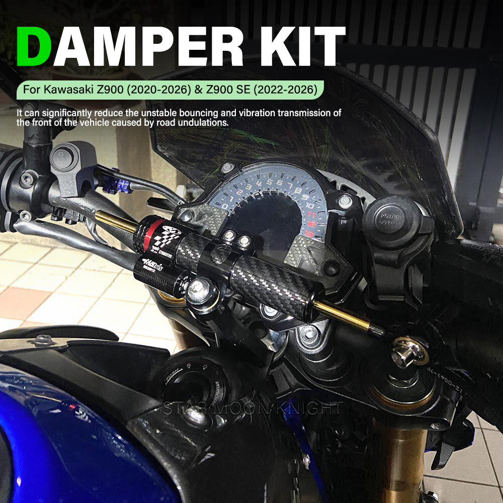 Steering Damper Stabilizer Kit Cnc - ชุดติดตั้งกันสะบัดแฮนด์มอเตอร์ไซค์ CNC สำหรับ KAWASAKI Z 900