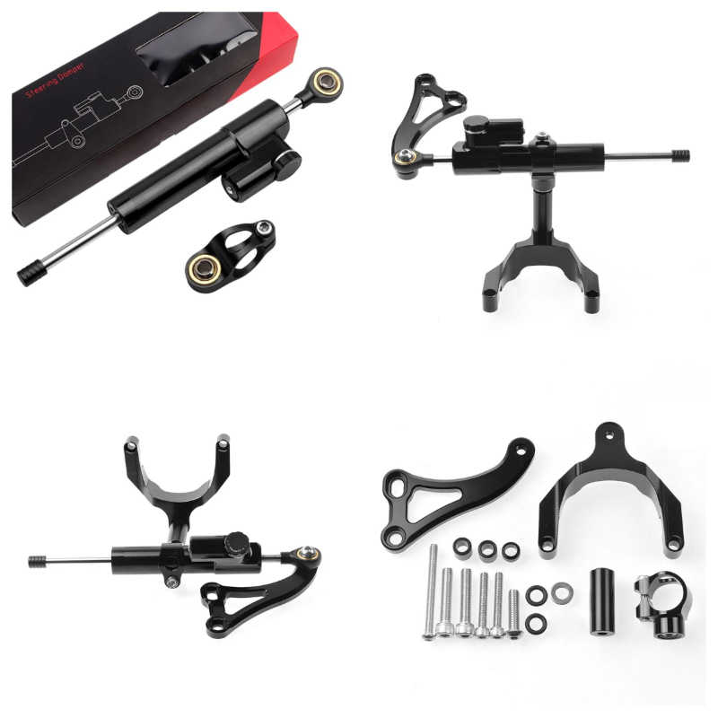 Steering Damper Stabilizer Kit Cnc - สำหรับ GSXS750 GSX-S750 gsx-s750 ปี 2017-2021