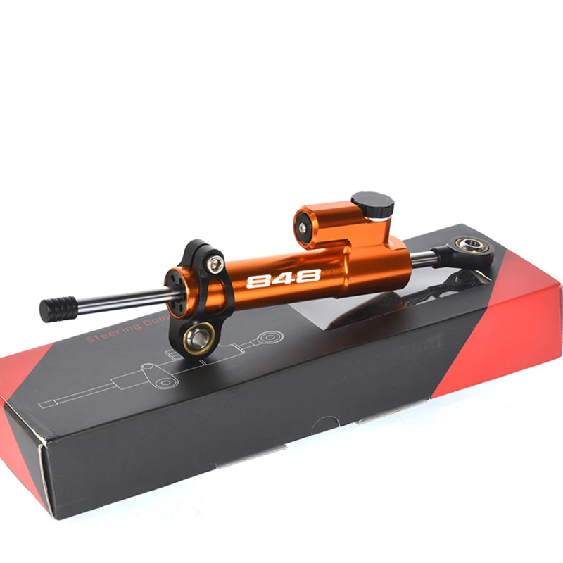Steering Damper Stabilizer Kit Cnc - ชุดติดตั้งกันสะบัดแฮนด์มอเตอร์ไซค์แบบปรับได้ สำหรับรถดูคาติ 848 ปี 2007-2013 2008