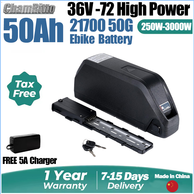 60V 30Ah 21700 Battery Pack - แบตเตอรี่จักรยานไฟฟ้า 48V 30AH เซลล์ 21700 60V