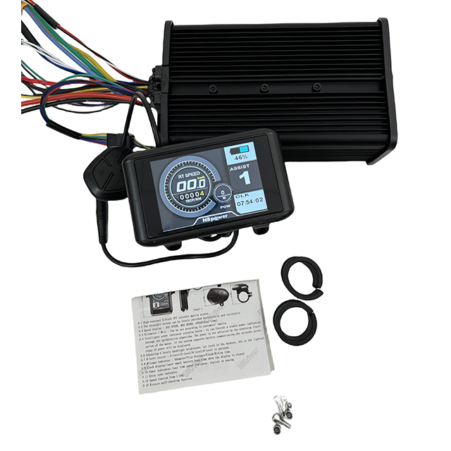 72V 45A Dual Controller - คอนโทรลเลอร์จักรยานไฟฟ้าแบบไซน์เวฟ 48V/72V 45A ราคาประหยัด พร้อมจอแสดงผล SW900/UKC1