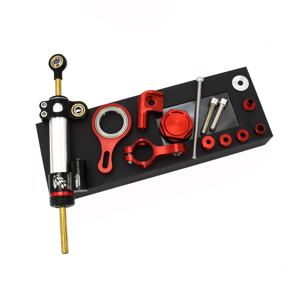 ชุดติดตั้งกันสะบัดแฮนด์มอเตอร์ - Steering Damper Stabilizer Kit Cnc บทวิจารณ์และราคา