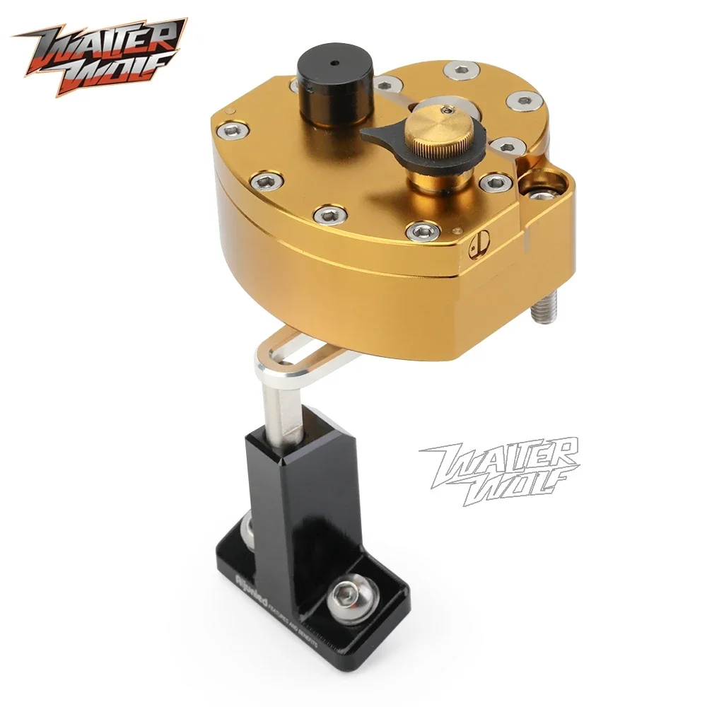 ตัวยึดกันสะเทือนพวงมาลัยรถจักร - Steering Damper Stabilizer Kit Cnc บทวิจารณ์และราคา