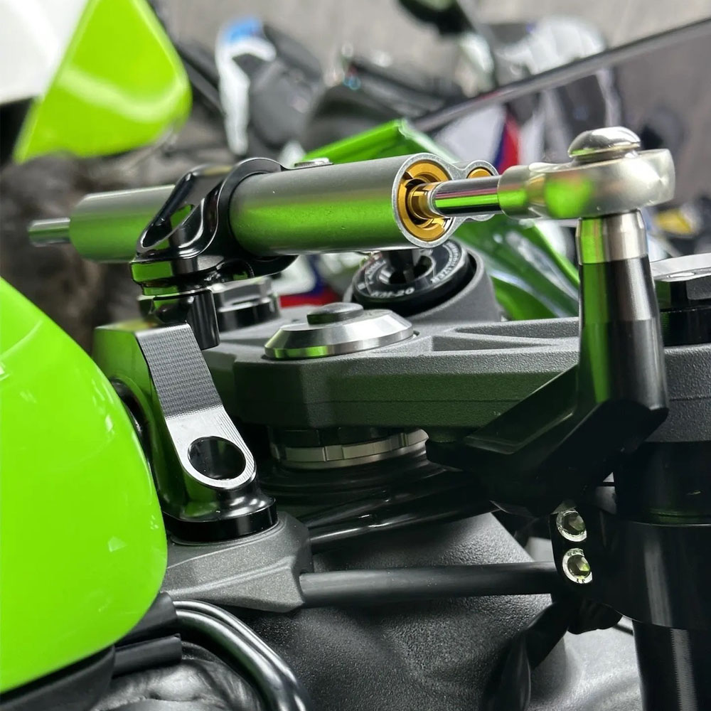 สำหรับ Kawasaki Ninja ZX 6R ZX - Steering Damper Stabilizer Kit Cnc บทวิจารณ์และราคา