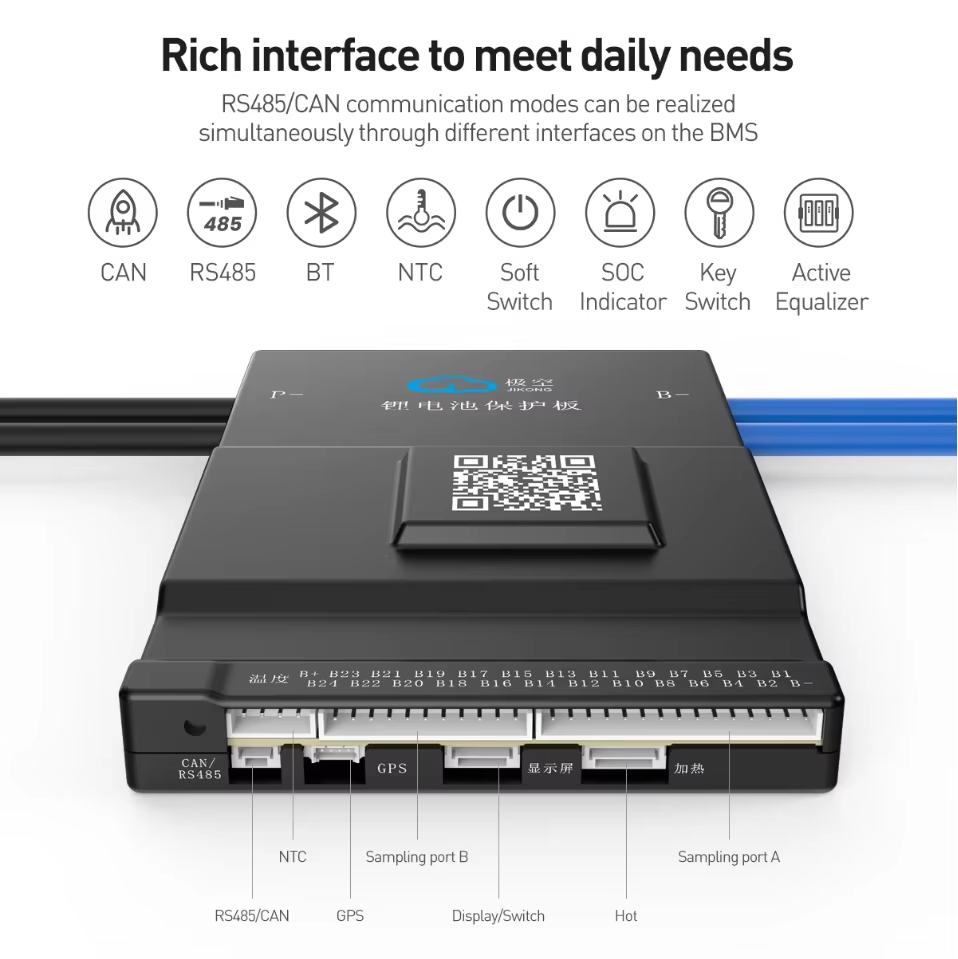 JK BMS Active Balance 150A 1A  - Smart Bms 20S 72V 150A Bluetooth บทวิจารณ์และราคา