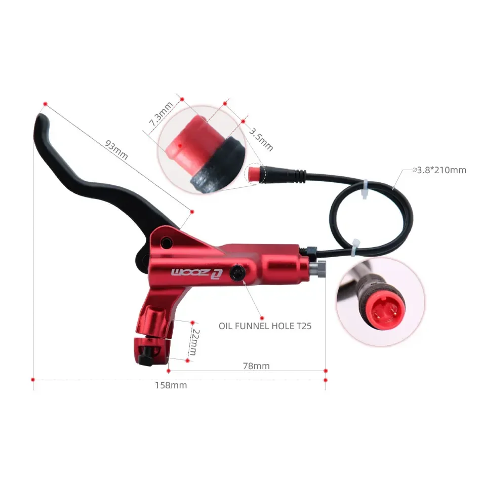 ซูม HB-876E 4 ลูกสูบเบรคไฮดรอล - Zoom Hydraulic Brake 4 Piston E-Scooter บทวิจารณ์และราคา