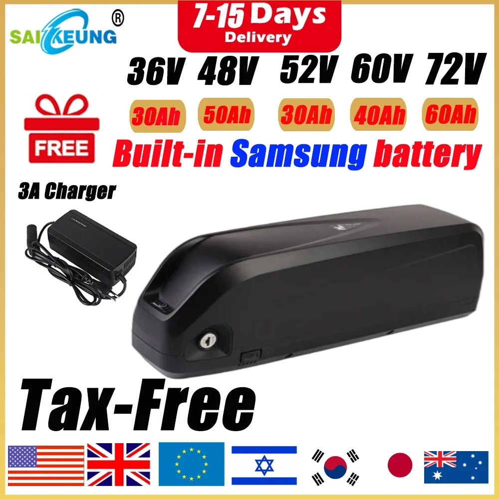 Hailong Polly 48V 52V 60V 36V  - 60V 30Ah 21700 Battery Pack บทวิจารณ์และราคา