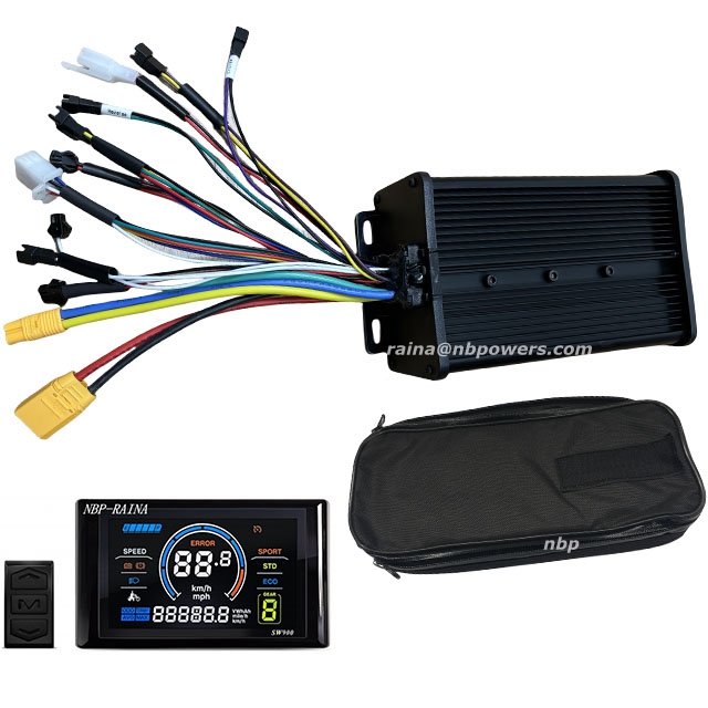 คอนโทรลเลอร์จักรยานไฟฟ้าแบบไซน - 72V 45A Dual Controller บทวิจารณ์และราคา